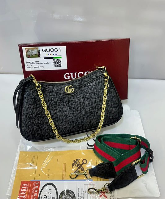 G-U-C-C-I Ophidia Shoulder Women Bag – Luxury Quality Edition (Black)