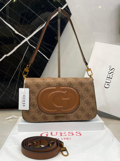 G-U-E-S-S Crossbody Women Bag – Master Class Edition (Brown/Beige)