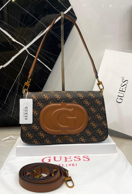 G-U-E-S-S Crossbody Women Bag – Master Class Edition (Brown)