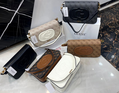 G-U-E-S-S Crossbody Women Bag – Master Class Edition (Brown/Beige)