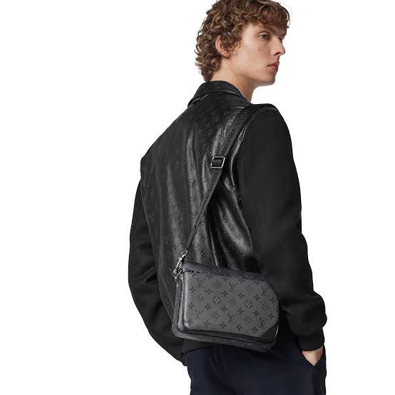 L-O-U-I-S V-U-I-T-T-O-N Trio Messenger Women Bag – Unisex Edition (Black/Grey)