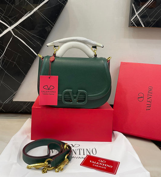 V-A-L-E-N-T-I-N-O VSLING Small Shoulder Women Bag – Modern Icon Edition (Green)