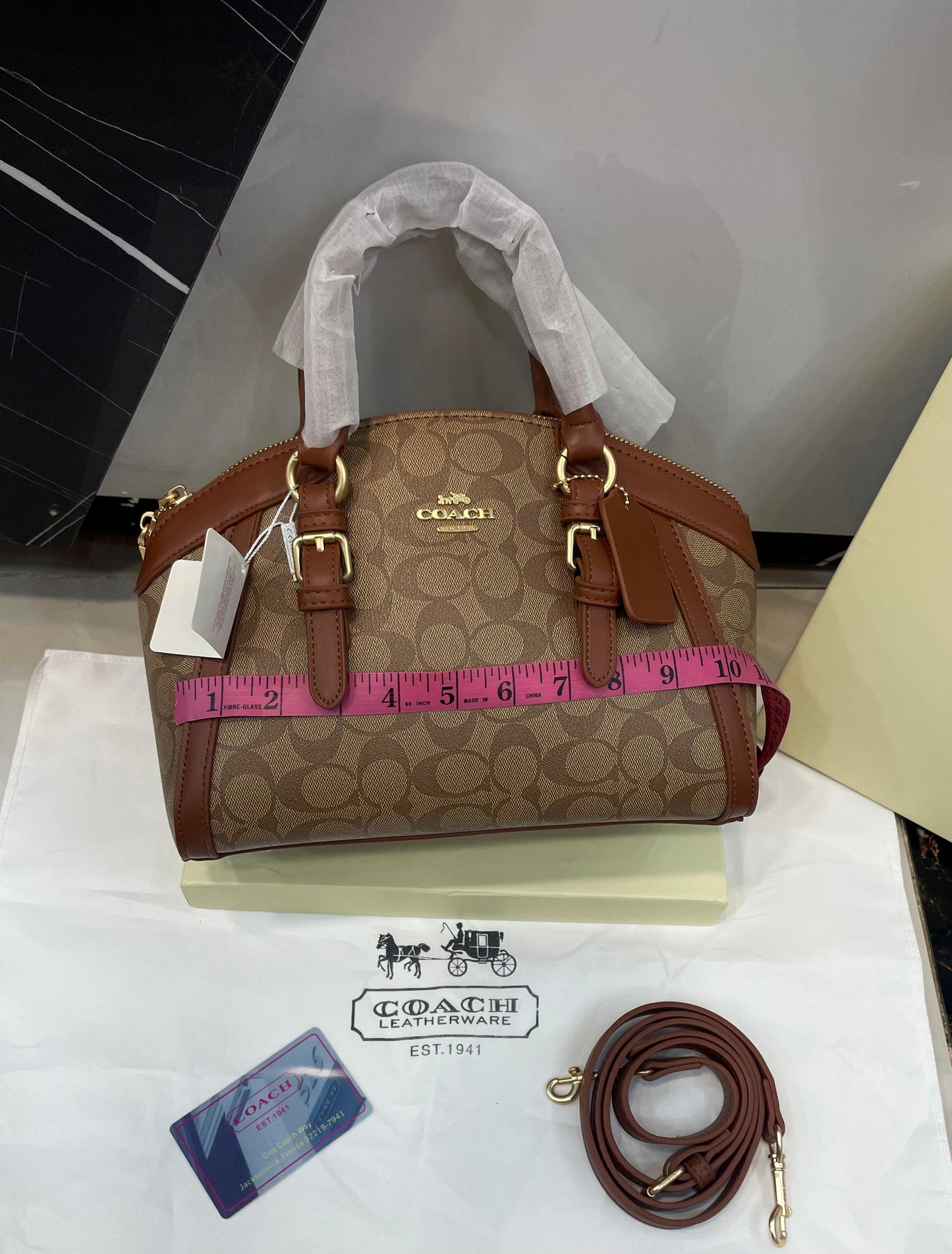 C-O-A-C-H Everyday Handbag – Master Quality Carryall (Brown)