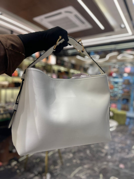 G-U-C-C-I Beatrix Medium Tote – Everyday Luxe Carry Women Bag (White)