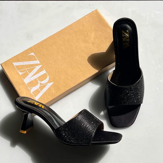 Z-A-R-A Classic Heels – Everyday Elevation Women Footwear (Black)