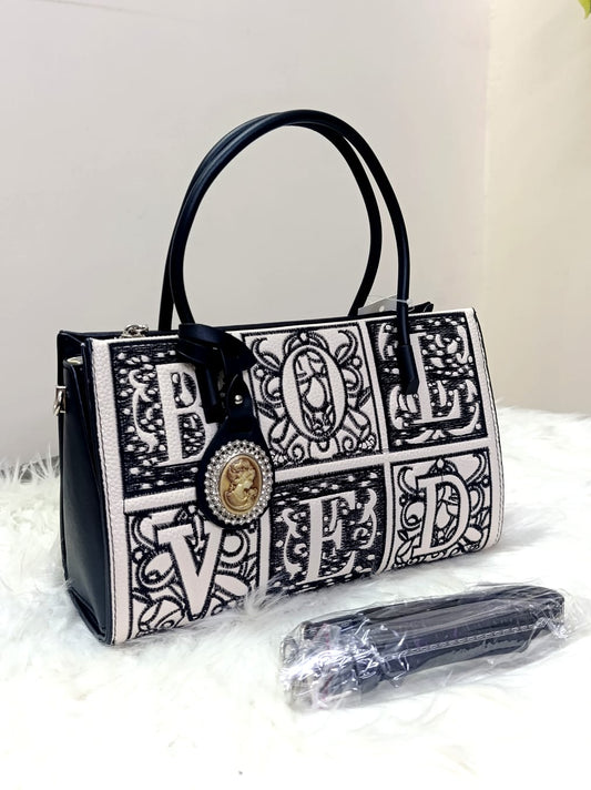 BOLVED – Luxurious Premium Bag (Black/White)