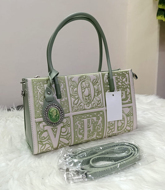 BOLVED – Luxurious Premium Bag (Green/White)