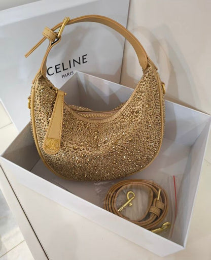 CELINE – Fancy Crossbody Bag (Gold)