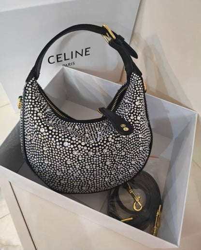 CELINE – Fancy Crossbody Bag (Black/White)