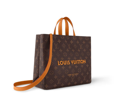LOUIS VUITTON – Women Shopper Tote MM Bag Premium Quality (Brown)