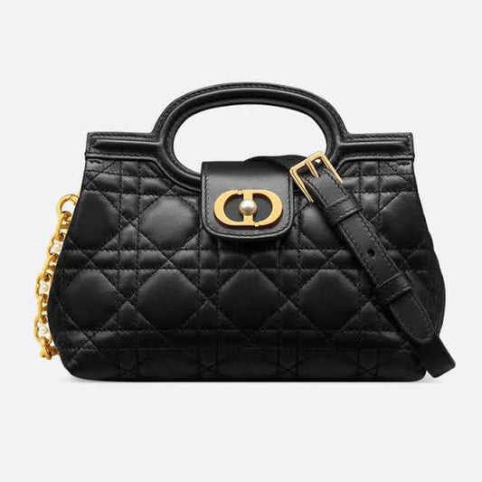 C-H-R-I-S-T-I-A-N D-I-O-R Jolie Top Handle Mini Women Bag – Elegant Edition (Black)