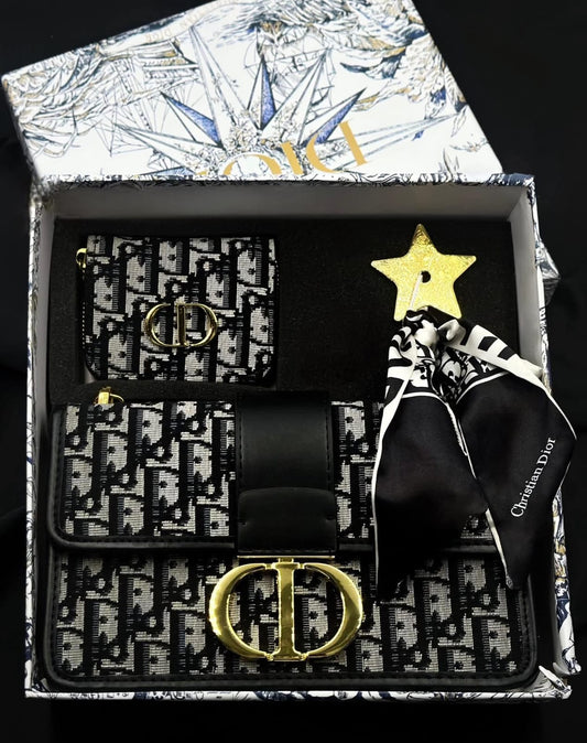 C-H-R-I-S-T-I-A-N D-I-O-R 30 Montaigne 2Pc Gift Set – Signature Luxe Collection (Black)