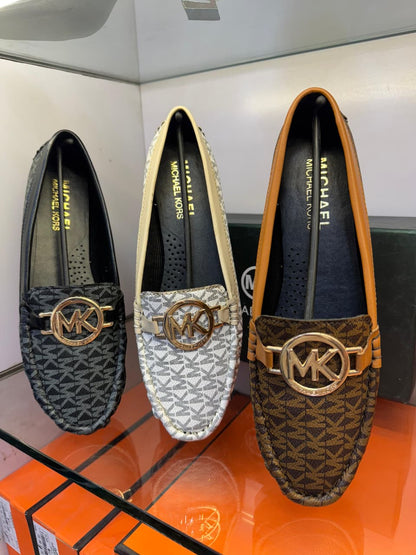 MICHAEL KORS WOMEN LOAFERS – Premium Comfort Footwear (Brown)