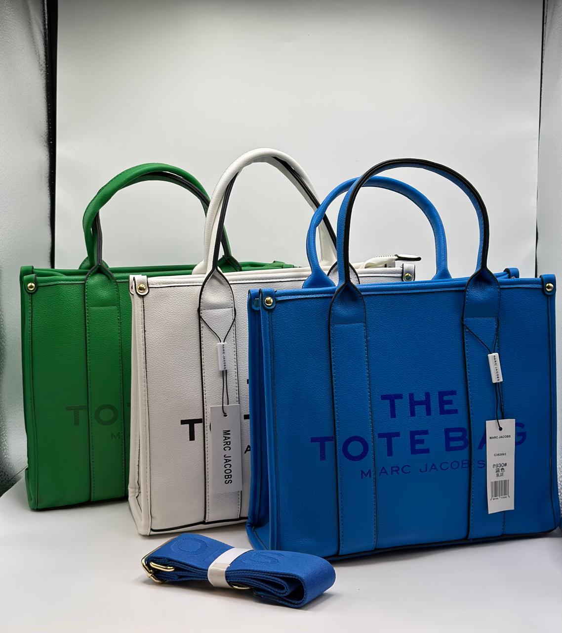 MARC JACOBS TOTE BAG WITH LONG STRAP – Women Bag (Blue)