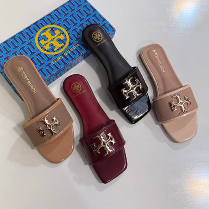 TORY Softy Flat Slippers – Premium Quality Women Flats (Beige)