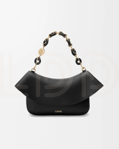 L-O-E-W-E Ola Medium Shoulder Women Bag – Modern Luxe Edition (Black)