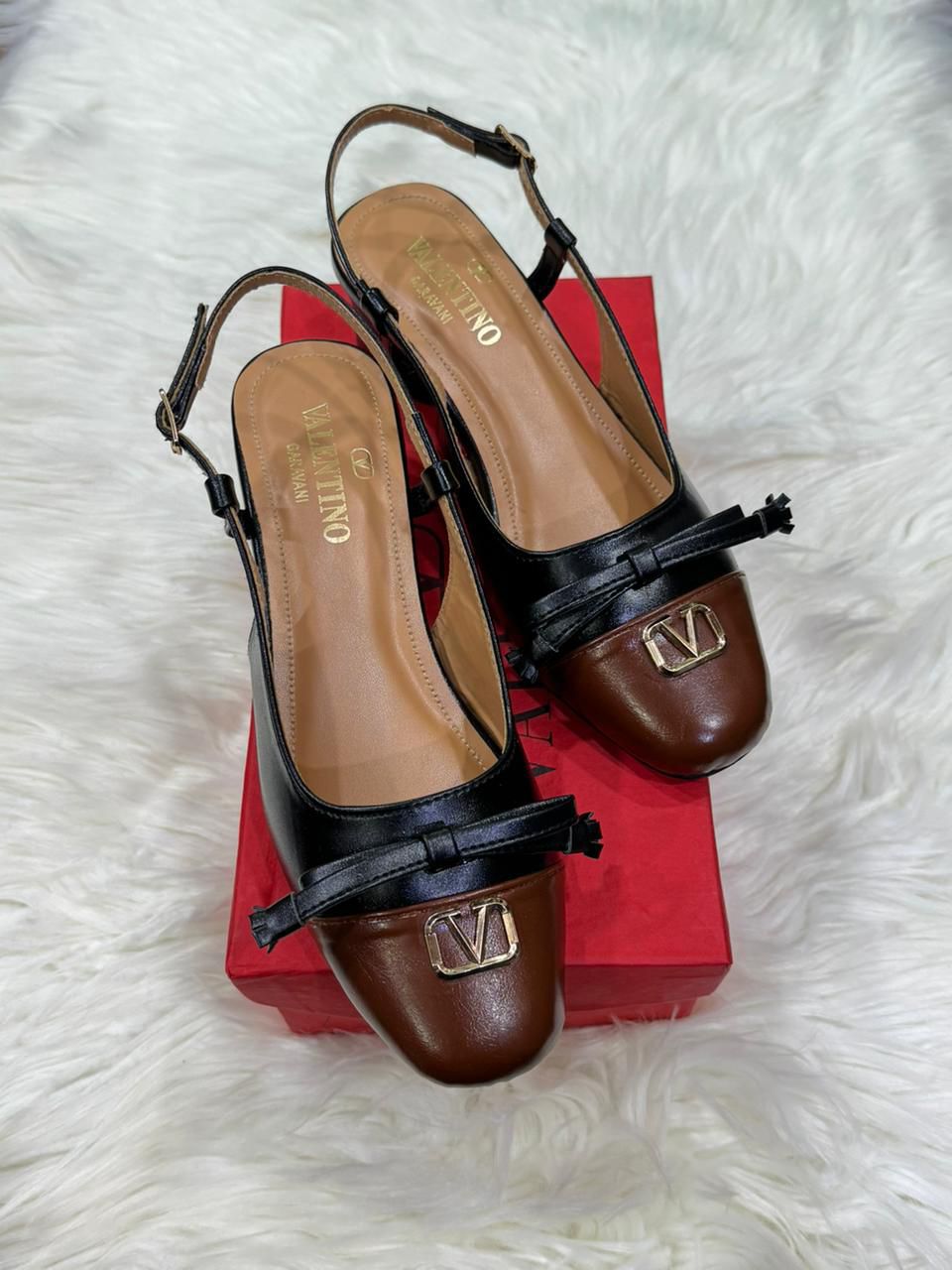 V-A-L-E-N-T-I-N-O New Arrival Heels – Premium Women Heels (Black)