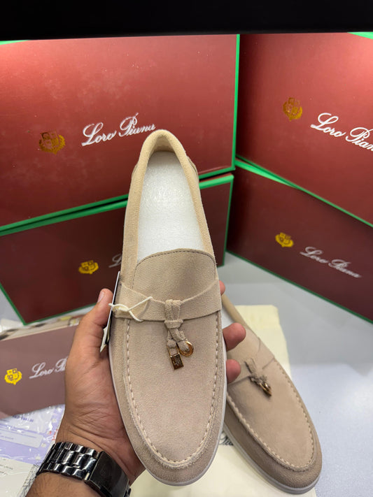 LORO PIANA SUMMER WALK – Women Ballet Flats / Loafers (Beige)