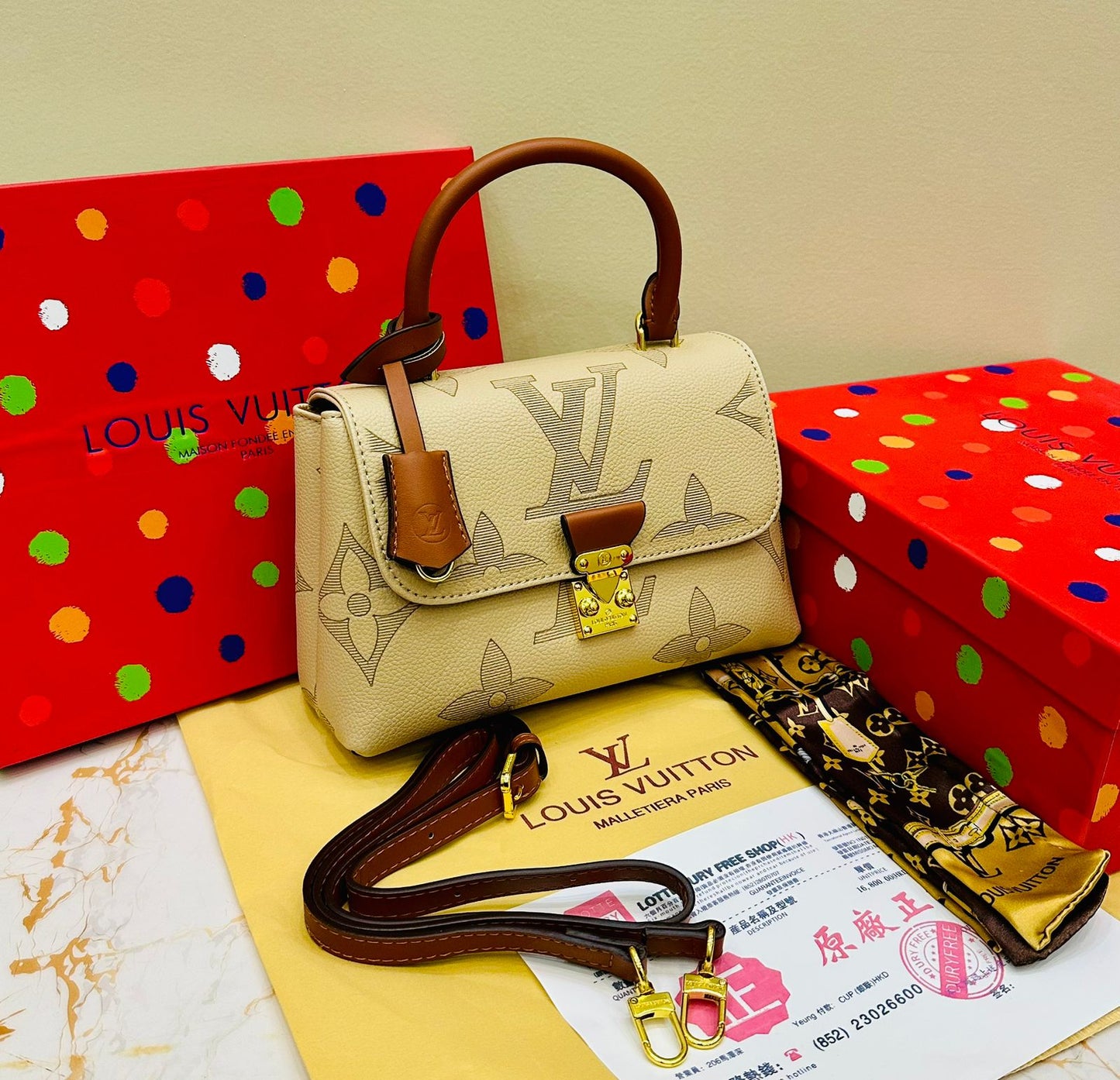 LOUIS VUITTON RESTOCK – Women Bag (Beige)