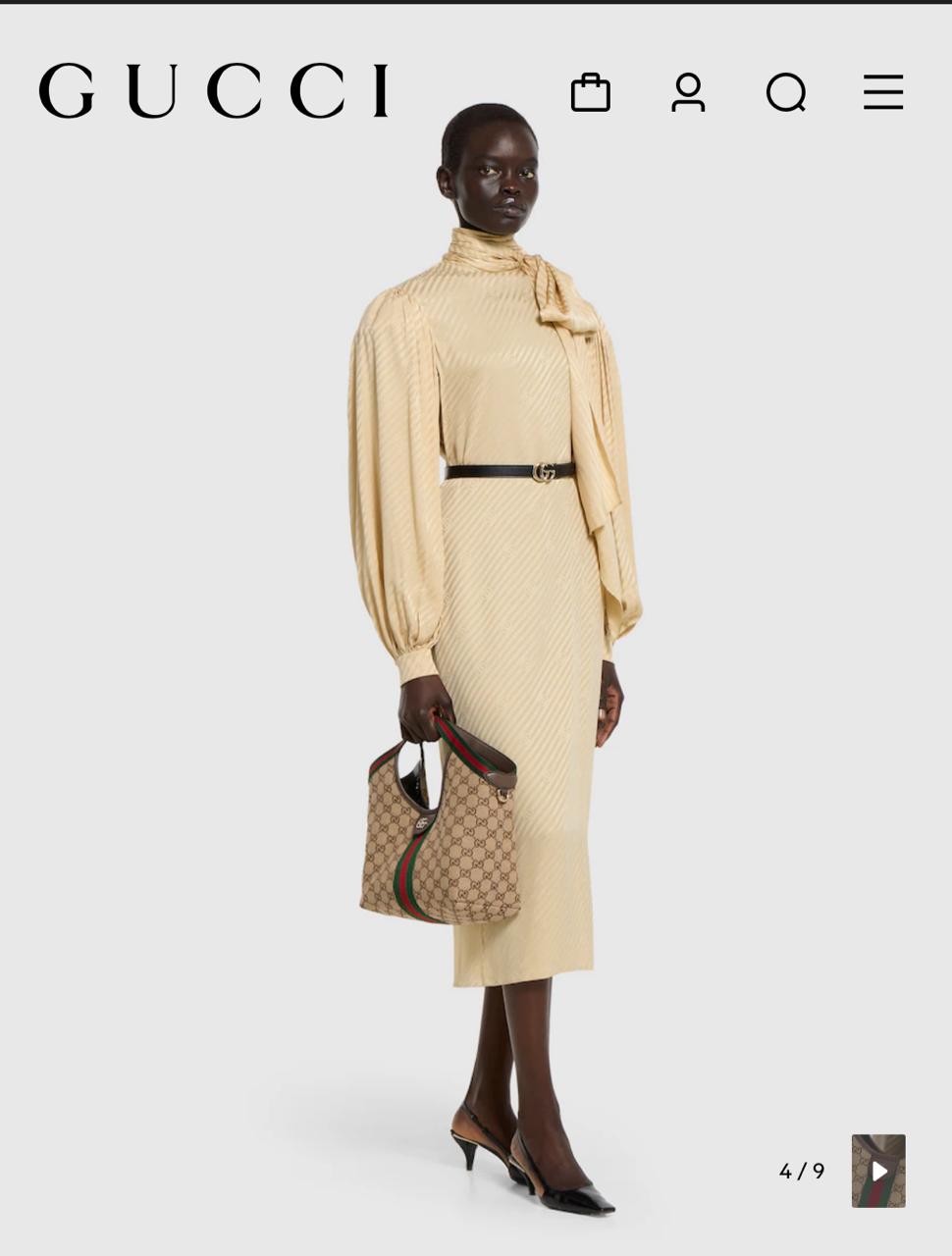 GUCCI – Women Bag | Luxury Handbag with Pouch | Complete Brand Packaging (Beige)