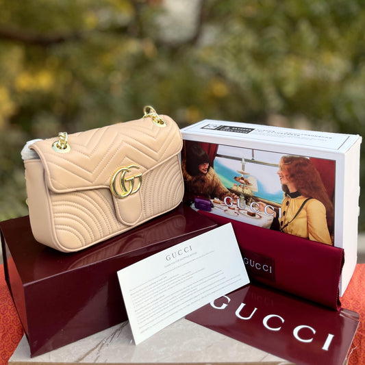 GUCCI Marmont – Master Quality Women Bag (Beige)