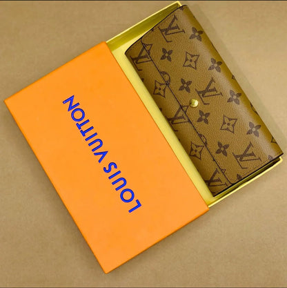 NEW DESIGN – LV Brand Wallet (Official Model) (Beige)