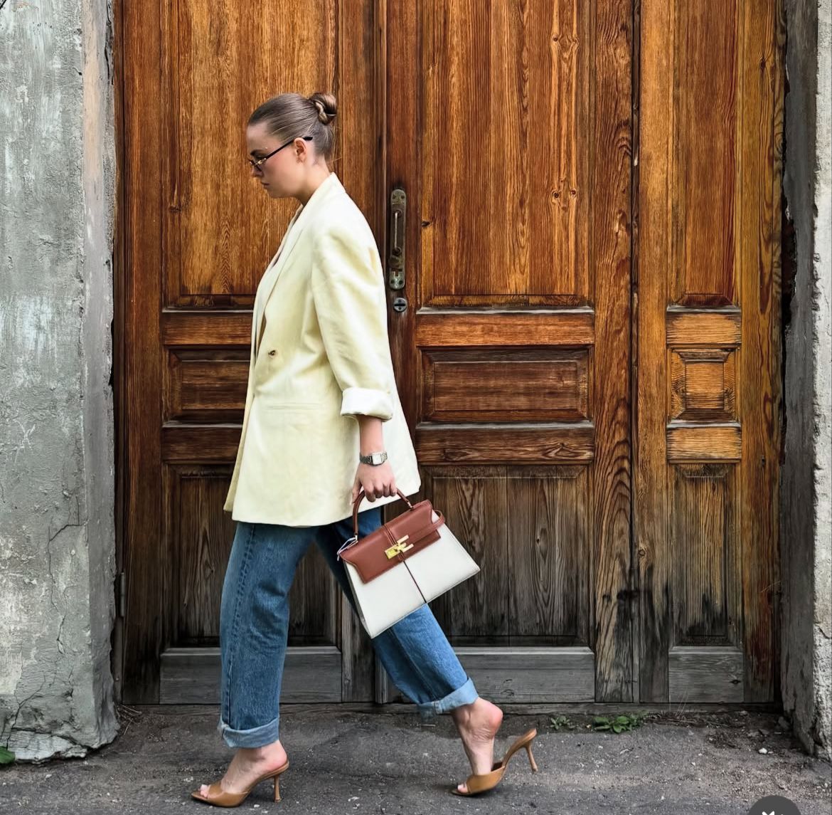 JW PEI ELISE TOP HANDLE – Women Bag | Crossbody with Long Belt | Premium Quality (Beige Brown)