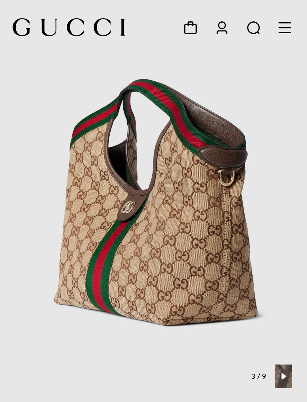 GUCCI – Women Bag | Luxury Handbag with Pouch | Complete Brand Packaging (Beige)