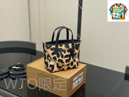 C-O-A-C-H City Mini Women Bag – New Design Official Model (Beige Black)