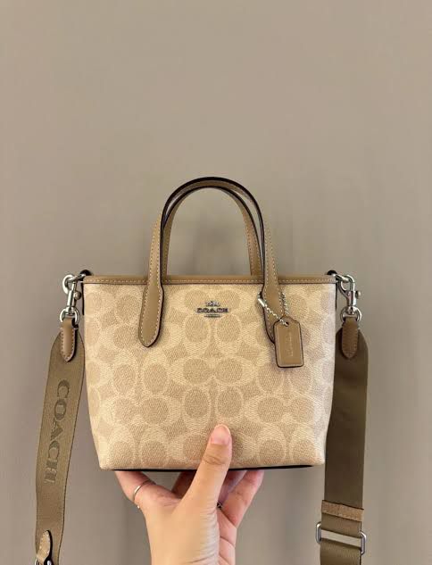 C-O-A-C-H City Mini Women Bag – New Design Official Model (Beige Brown)