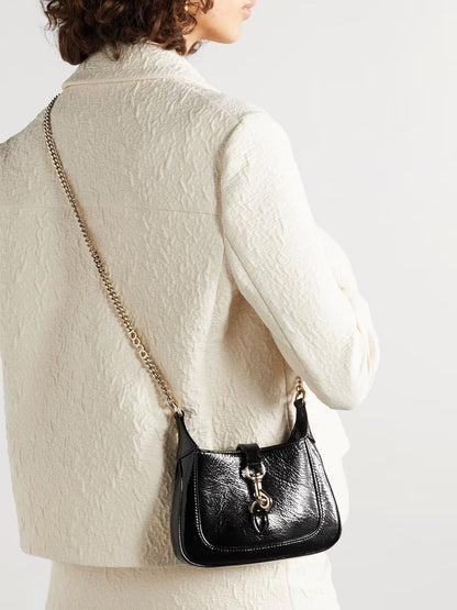 GUCCI JACKIE NOTTE MINI – Women Shoulder Bag (Black)