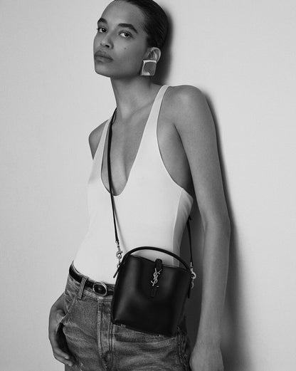 YSL Saint Laurent – Le 37 Bucket Bag (Black)