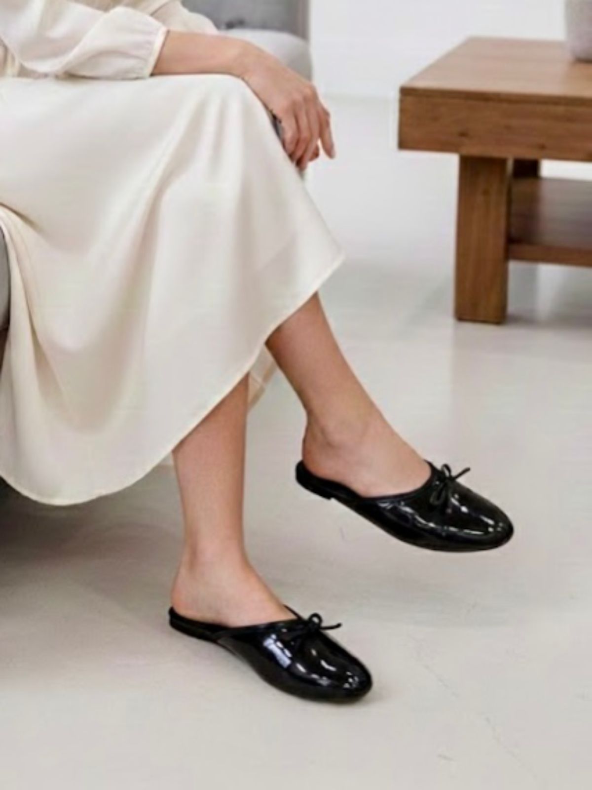 New Arrival – ZARA Flat Mules (Black)