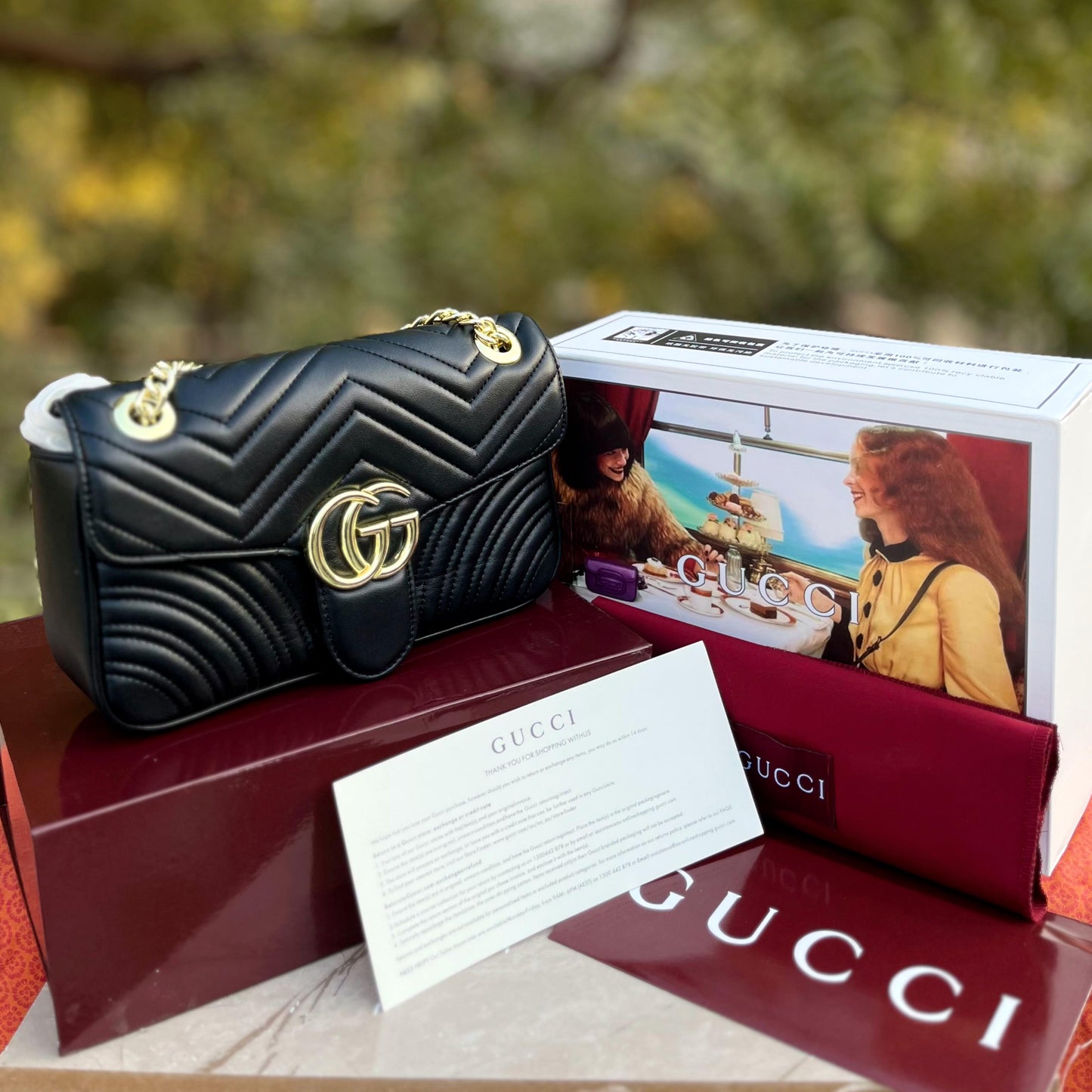 GUCCI Marmont – Master Quality Women Bag (Black)