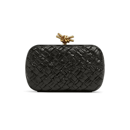 Bottega Veneta Knot Clutch – Premium Quality (Black)
