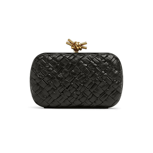 Bottega Veneta Knot Clutch – Premium Quality (Black)