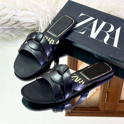 ZARA BASIC Slippers – Restocked Collection (Black)