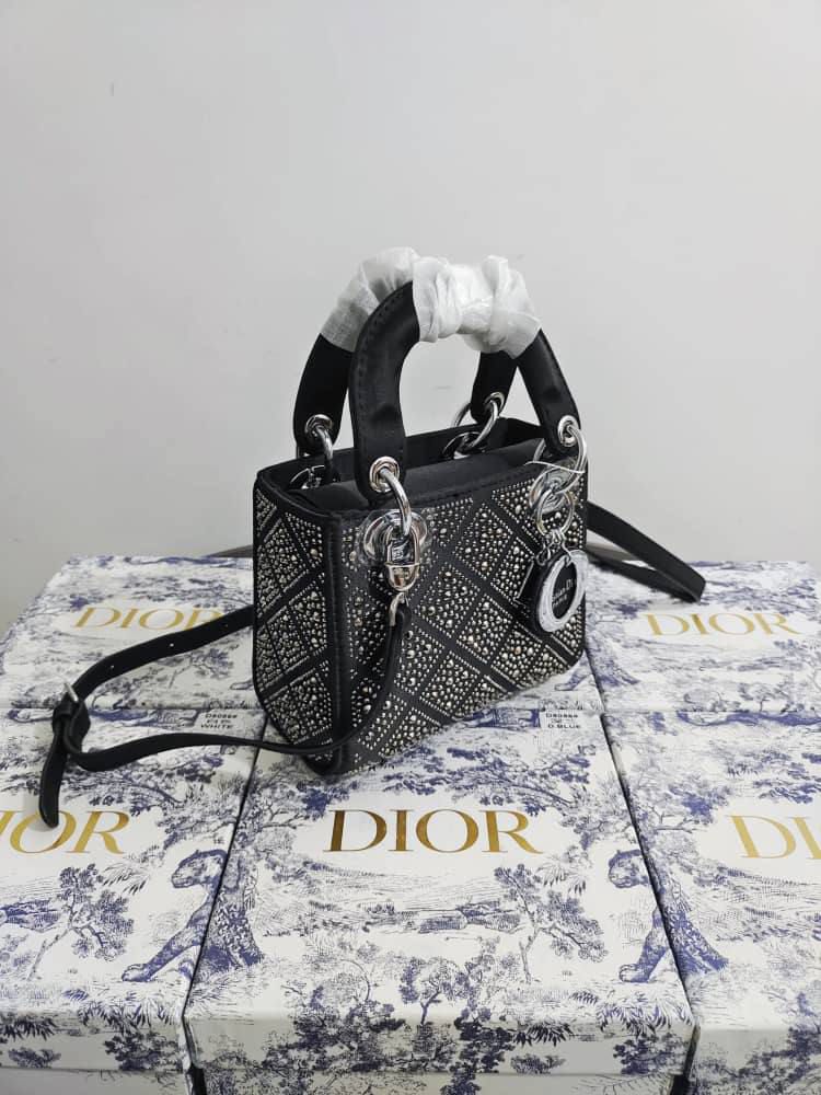Christian Dior Lady Dior Mini – Luxury Women Bag (Black)