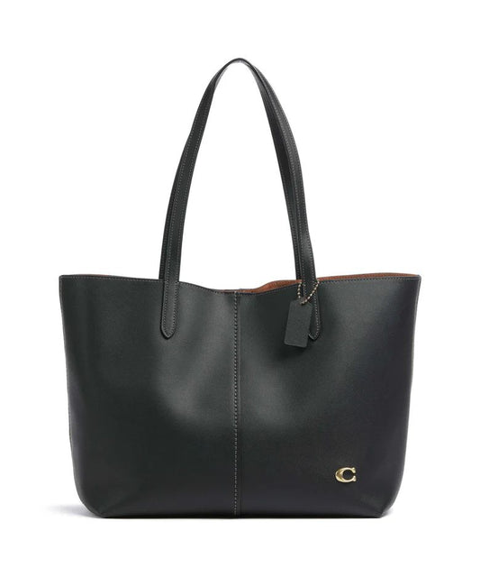 C-O-A-C-H North 32 Tote Bag – Premium Women Tote Bag with Suede Lining (Black)