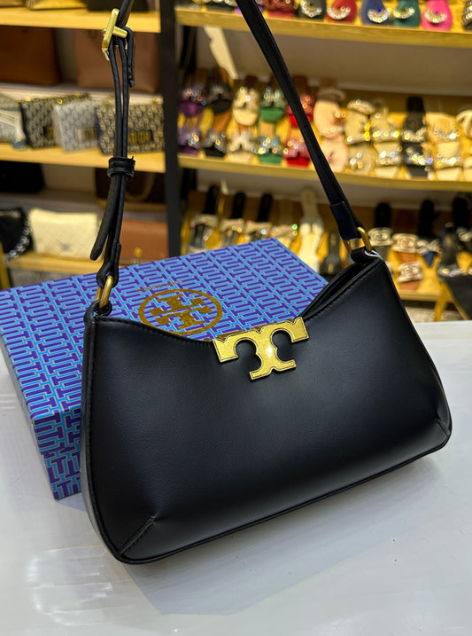 TORY BURCH – Master Series Handbag (Plain Black)