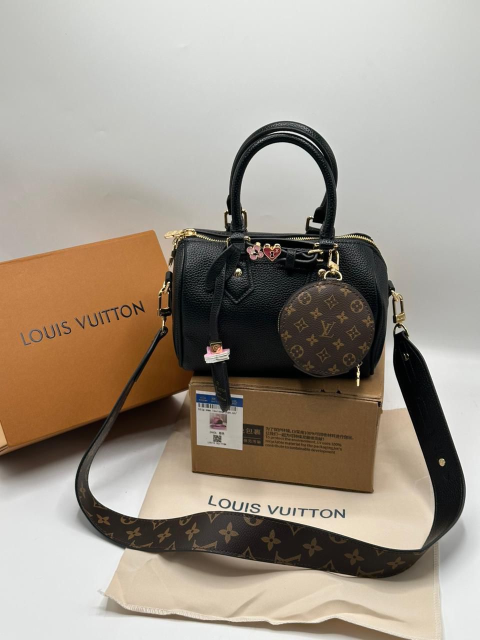 Louis Vuitton SPEEDY 18 – LV&I Olympic Edition (Black)