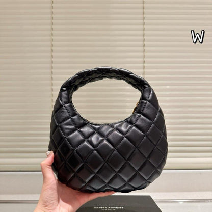 SAINT LAURENT YSL ICARINO QUILTED NAPPA – Women Bag (Black)