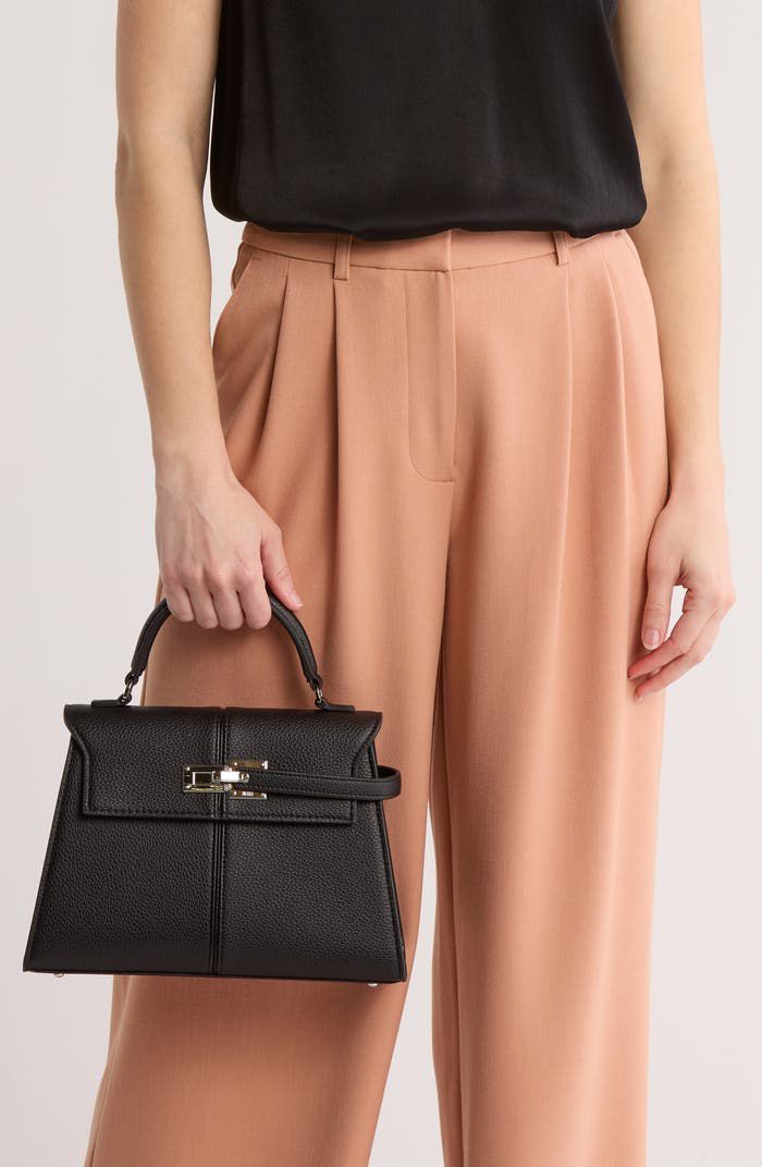 JW PEI ELISE TOP HANDLE – Women Bag | Crossbody with Long Belt | Premium Quality (Black)