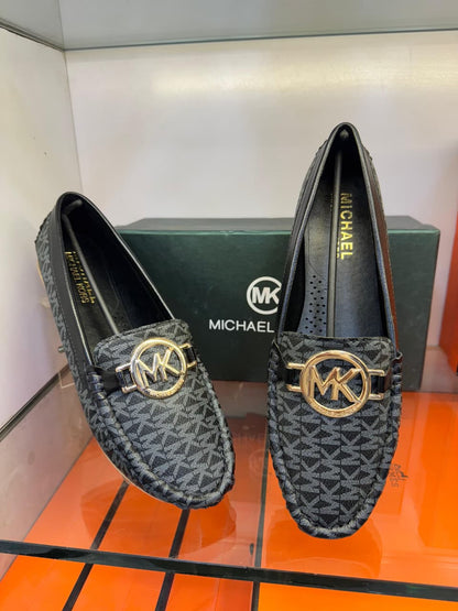MICHAEL KORS WOMEN LOAFERS – Premium Comfort Footwear (Black)