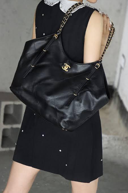 C-H-A-N-E-L 25S MAXI TOTE BAG – Women Bag (Black)