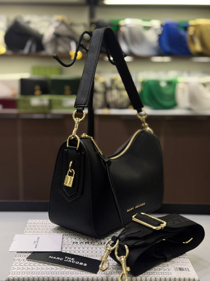 MARC JACOBS Drifter Small Convertible Shoulder Bag – Premium Quality (Black)