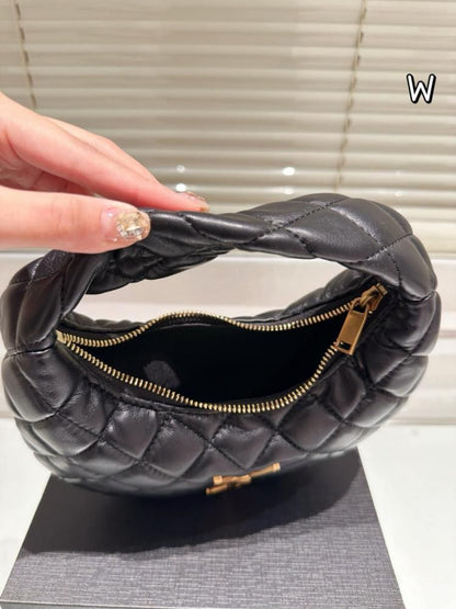 SAINT LAURENT YSL ICARINO QUILTED NAPPA – Women Bag (Black)