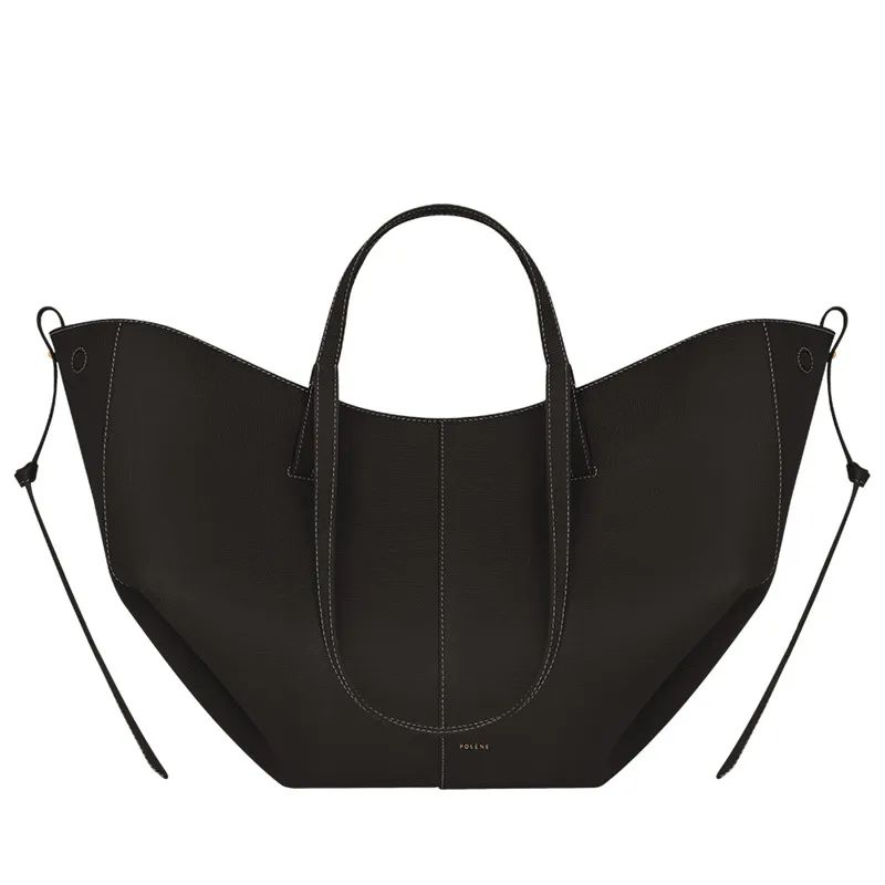 POLÈNE CYME EDITION TEXTURED TAUPE – Women Bag (Black)