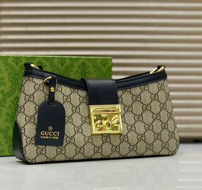 GUCCI PADLOCK – Women Shoulder Bag (New Design) (Black)