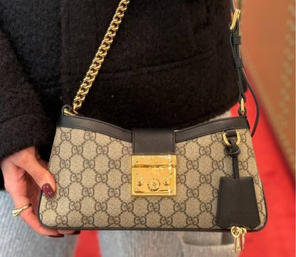 GUCCI PADLOCK – Women Shoulder Bag (New Design) (Black)